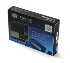 American Weigh Scales AWS-600-BLK Digital Personal Nutrition Scale, Pocket Size, Black