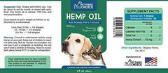 Pet Family Choice Hemp Oil for Dogs and Cats - 100% Organic Food Supplement - Grown in USA - for Anxiety and Pain Relief - Stress Calming Support - Easily Apply to Treats - 250 mg