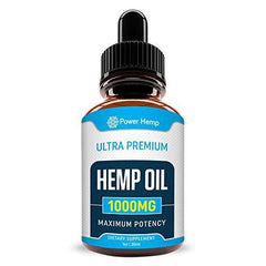 Hemp Oil 1000mg Full Spectrum - for Pain Relief, Stress & Inflammation - Anti-Anxiety - Improves Mood, Sleep Patterns, Hair - Sans CBD
