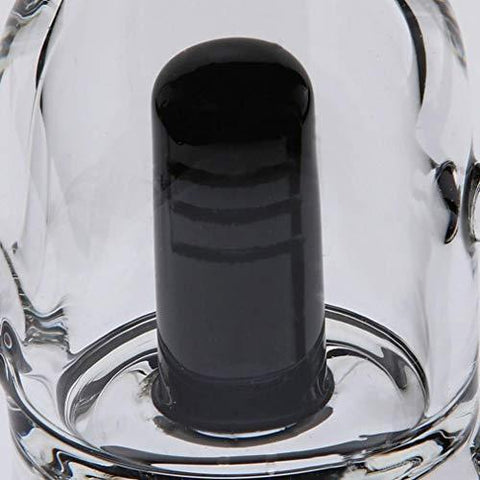 GahucYsan Glass Black Beer Bong 25 cm Tall 14.4 mm Bowl Handmade