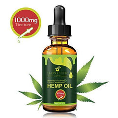 Hemp Oil for Pain Relief, Relieve Inflammation, Stress Support, Anti Anxiety, 100% Pure Organic Hemp Extract Oil (1000mg)