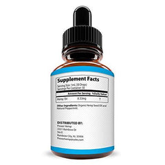 Hemp Oil 1000mg Full Spectrum - for Pain Relief, Stress & Inflammation - Anti-Anxiety - Improves Mood, Sleep Patterns, Hair - Sans CBD