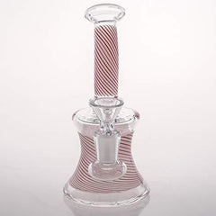 SEA Glass Smokeless Inhalers Pink Glass Vase 16cm