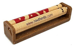 Bundle - 5 Items - RAW King Size Supreme, 110 Roller and Pre-rolled Tips with Rolling Paper Depot Rolling Tray (Rasta Racer) and Doobtube