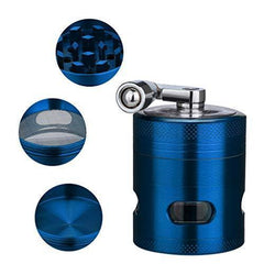 Vovomay Tobacco Grinder-4-layer 40mm Metal Herb & Spice Mills Grinder Spice Graters Cursher (Blue)