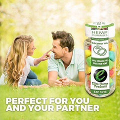 35ct Premium Hemp Gummies - 30mg Per Gummy bear - Organic Full Spectrum Hemp - Stress Relief, Inflammation, Pain, Sleep, Anxiety, Depression, Nausea - Vitamin E, Vitamin B, Omega 3,6,9 and MORE