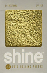 Shine 24K Gold Rolling Papers 2 Sheet Pack