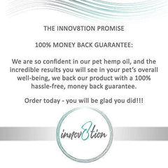 innov8tion Hemp Oil for Dogs and Cats | 750 mg | Relieve Your Pets Arthritis, Joint Pain, Muscle Spasm, and Anxiety | All-Natural | Safe and Easy to Use | Non-Toxic | Grown in The USA | 1 oz