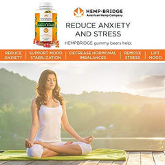 Premium Hemp Gummies - Safe and Natural - Made in USA- Relaxing, Pain, Stress & Anxiety Relief - Special Blend - Full Spectrum Organic Hemp Extract - Rich in Vitamins B, E, and Omega 3, 6, 9 & More
