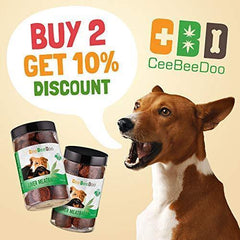 CeeBeeDoo Dog Treats with Hemp Oil for Pain Relief & Anxiety – Healthy & Tasty Hemp Treats for Dogs – Natural Pet Hemp Chews Dog Calming Treats for Small & Large Dogs, (Liver Meatballs)