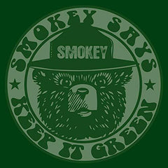 Smokey Keep It Green Hoodie  Soft Touch Hoodie-SM Forest Green