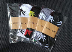 5 Pairs Unisex Marijuana Weed Leaf Boat Warm Cotton Socks