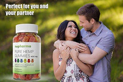 Pure Hemp Gummies - 15mg per Gummy - Organic Full Spectrum Hemp Extract- Hemp Oil Gummy Bears Promote Relief from Stress, Anxiety, Pain, Nausea- Sleep Better by Nupharma (450 mg (30 Count))