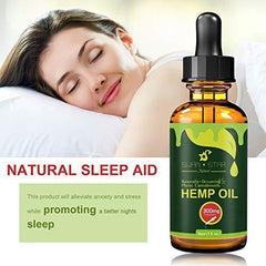 Hemp Oil for Pain Relief, Relieve Inflammation, Stress Support, Anti Anxiety, 100% Pure Organic Hemp Extract Oil (300mg)