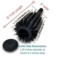 Diversion Safe Hair Brush by Stash-it | BONUS Smell Proof Bag | Can Safe to Hide Money, Jewelry, or Valuables with Discreet Secret Removable Lid