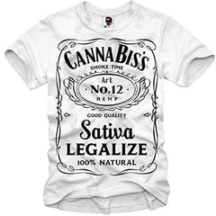E1SYNDICATE MENS T-SHIRT CANNABIS WEED GANJA SATIVA INDICA BONG HANF HEMP SAMEN S/M/L/XL