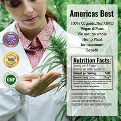Hemp Oil 500MG Full Spectrum Premium Hemp Oil for Pain Anxiety, Stress and Inflammation. Aides Mood Sleep Skin & Hair. Organic Vegan Non-GMO Orange Flavor 1 Fl Oz Low Intro Price
