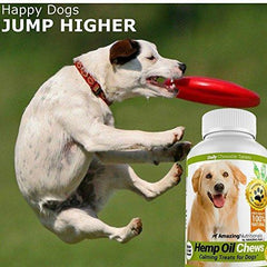 Amazing Hemp Oil for Dogs Calming Treats - Dog Stress Relief Anxiety Aid for Storms, Barking, Chewing - Aids Joint Health - 120 Supplement Chews