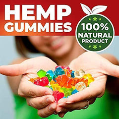Hemp Blueberry Gummies 1000 mg - 30 Count