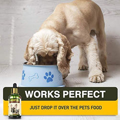 Hemp Oil for Dogs and Cats - Full Spectrum Hemp Extract - 500mg - All Natural Pain Relief for Dogs & Cats, Calming, Stress & Anxiety Support, Wellness, Hip & Joint Health - Easily Apply to Treats