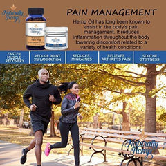 Naturally Hemp Oil 300mg - Certified Organic - Full Spectrum Extract - Relief for Stress, Inflammation, Pain, Sleep, Anxiety, Depression, Nausea - and More!