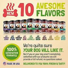 CeeBeeDoo Dog Treats with Hemp Oil for Pain Relief & Anxiety – Healthy & Tasty Hemp Treats for Dogs – Natural Pet Hemp Chews Dog Calming Treats for Small & Large Dogs, (BBQ Kabob)