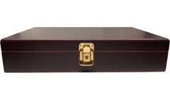 Blake & Lake Wood Stash Box with Rolling Tray - Stash Box with Lock and Key -